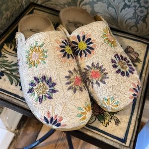 Free People Crochet Damon Mules